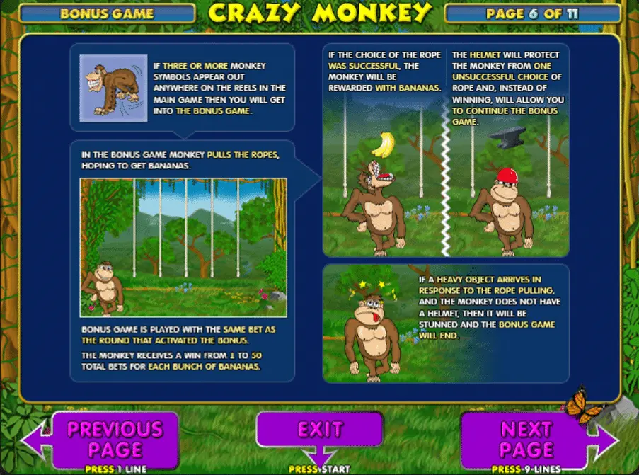 crazy monkey грати